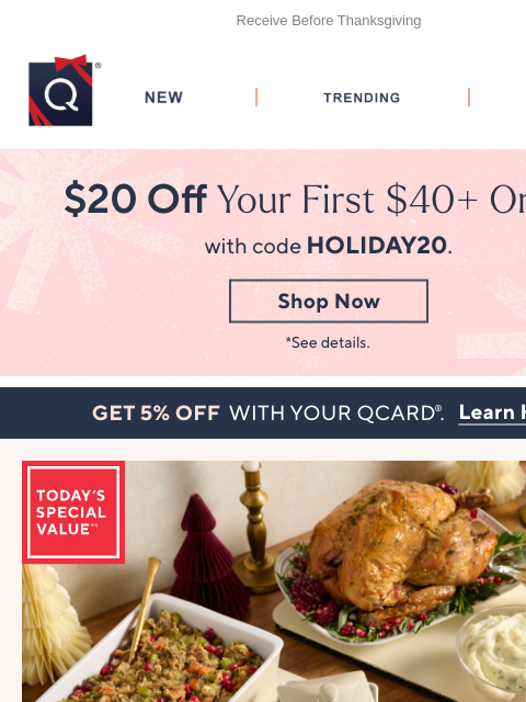 qvcemail newsletter: Take Warmest Dishes from Good Housekeeping + Get $...