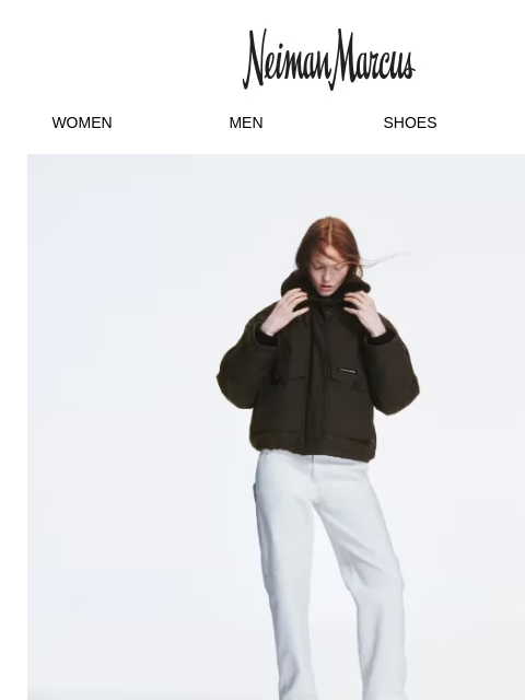 neimanmarcus newsletter: Stylish warmth by Canada Goose