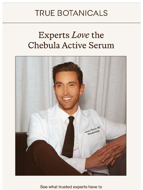 truebotanicals newsletter: The Serum Experts Swear By