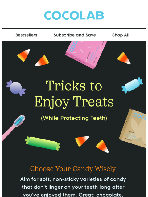 cocolab newsletter: Bloody gums and haunting cavities