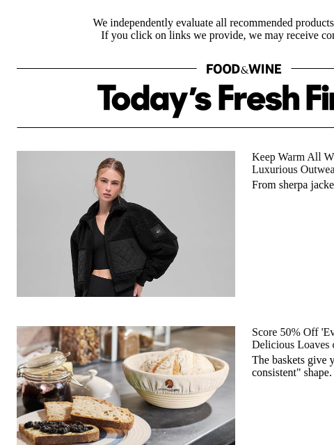 foodandwine newsletter: Make Fresh Loaves at Home With This 50%-Off Bread ...