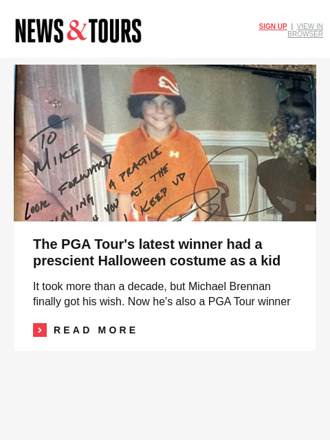 golfdigest newsletter: Old Course, new course changes