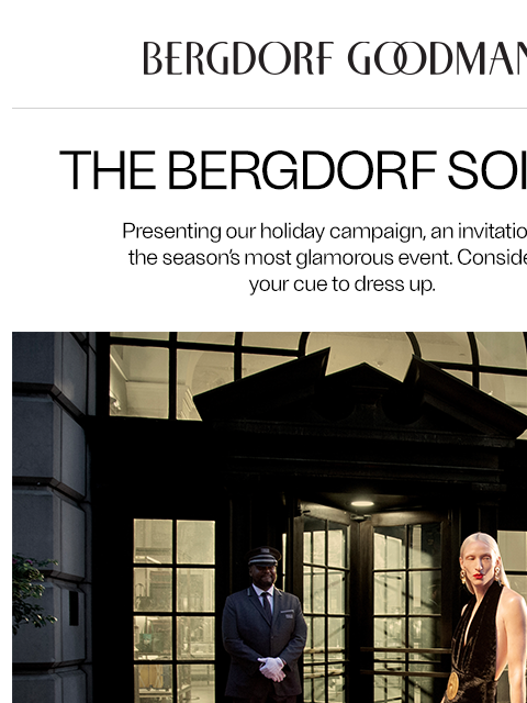 bergdorfgoodman newsletter: You’re Invited: The Bergdorf Soirée