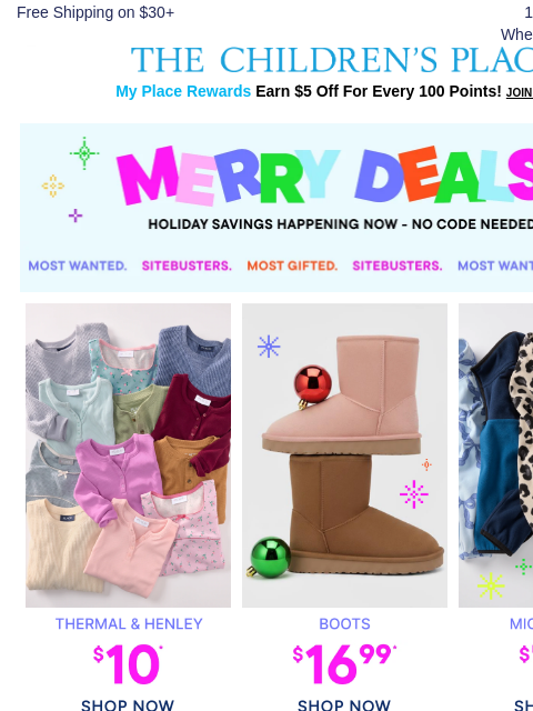 childrensplace newsletter: ✨SHINY NEW BLACK FRIDAY DEALS ARE HERE!✨ 