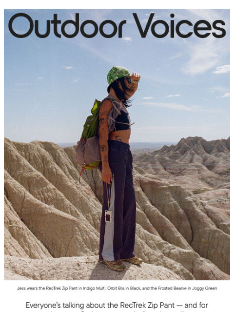 outdoorvoices newsletter: THE REVIEWS ARE IN