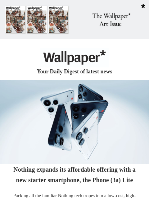 futureplc newsletter: We try Nothing's new starter smartphone