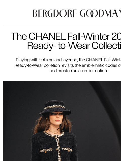 bergdorfgoodman newsletter: CHANEL Fall-Winter 2025/26 Ready-to-Wear