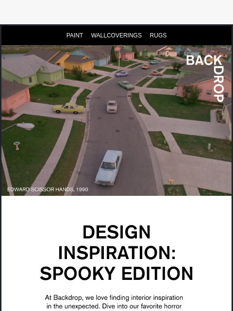 backdrophome newsletter: IT'S SHOWTIME