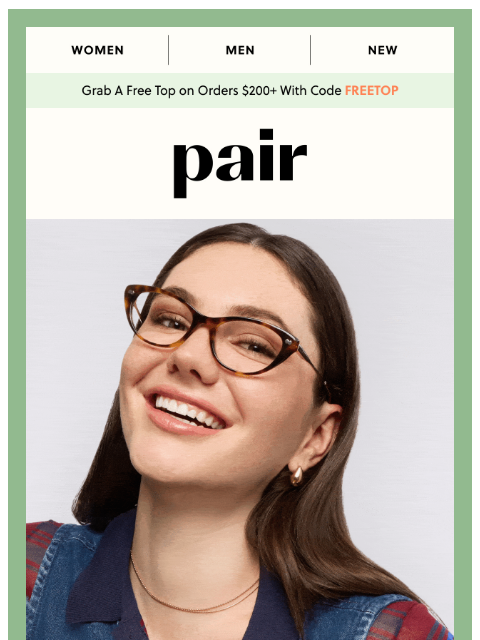 paireyewear newsletter: ✨5 MORE✨ Mixed Material Shapes