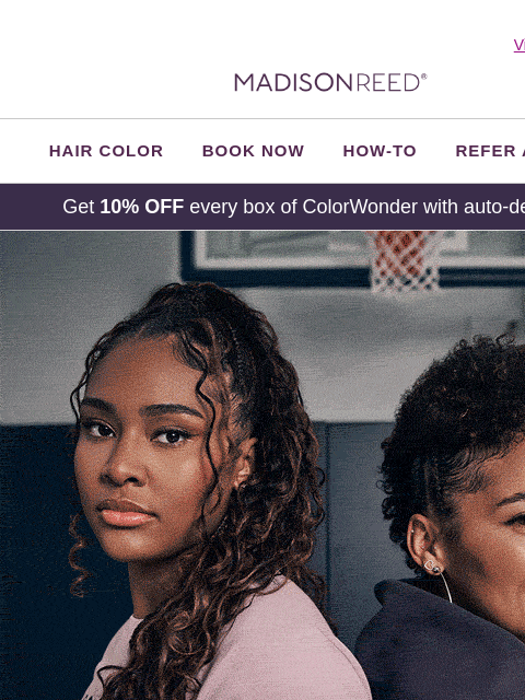 madison-reed newsletter: 🤩 Big News. Big First. 