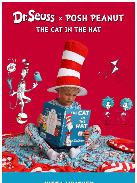 poshpeanut newsletter: ❤️🎩NEW: Dr. Seuss x Posh Peanut