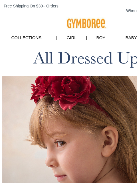 gymboree newsletter: Dressed-Up Looks from Marchesa Mini x Gymboree