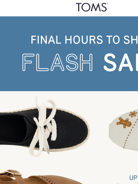 toms newsletter: Final Hours: Up to 40% Off Ends at Midnight