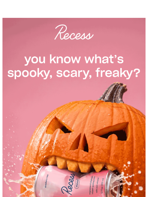 takearecess newsletter: spooktacular horrors?