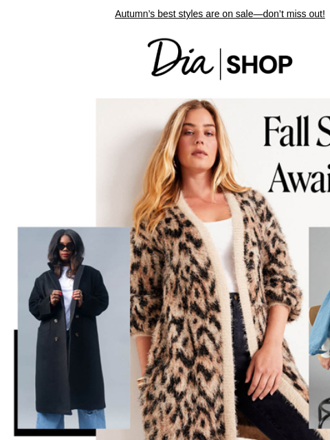 Autumn's best styles are on sale—don't miss out! Dia & Co Shop Shop up to 60% off Shop $29 & up Style freedom through a life well-lived. TOPS DRESSES NEW ARRIVALS SALE Recipient: brands