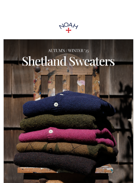 noahny newsletter: Shetland Sweaters