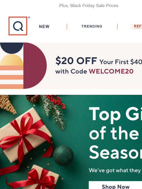 qvcemail newsletter: Gifts for Her, Him, Kids (& You)