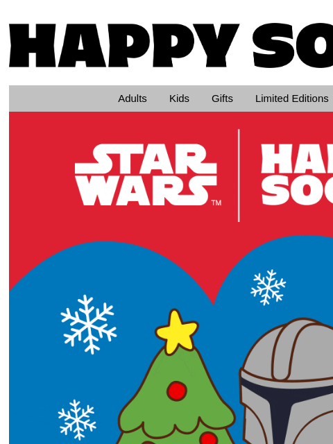 happysocks newsletter: New Star Wars™-Inspired Designs!