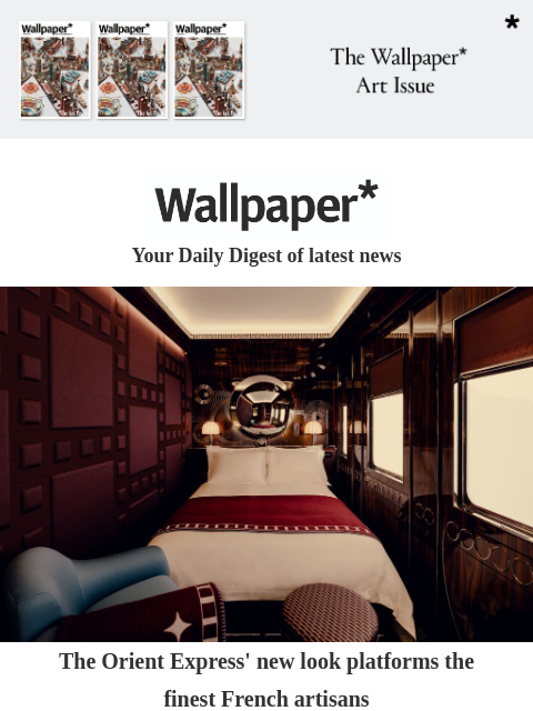 futureplc newsletter: The Orient Express' new look