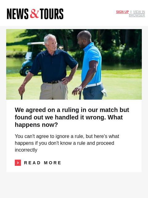 golfdigest newsletter: Gary Player gives himself a shout-out