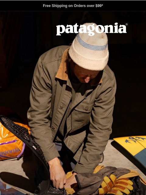 patagonia newsletter: Rugged yet refined: the Point Reyes Canvas collect...