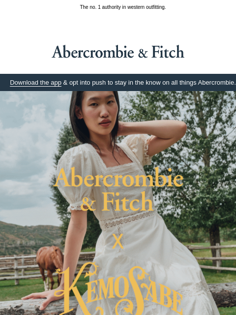 abercrombie newsletter: Abercrombie & Fitch x Kemo Sabe