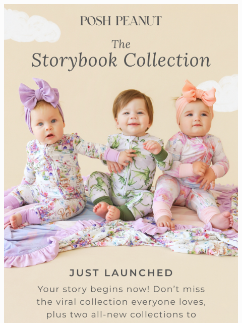 poshpeanut newsletter: 🌸🏰🐉 JUST IN: The Storybook Collection
