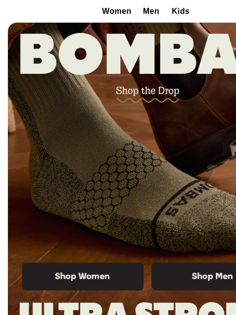 bombas newsletter: NEW: Our Toughest Merino Sock Yet