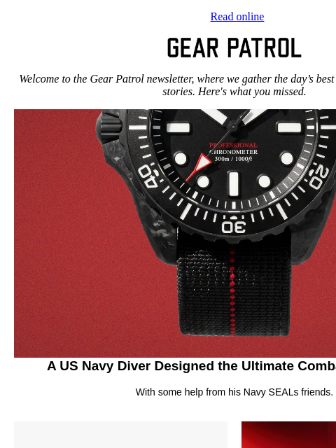 gearpatrol newsletter: A US Navy Diver Designed the Ultimate Combat Dive ...