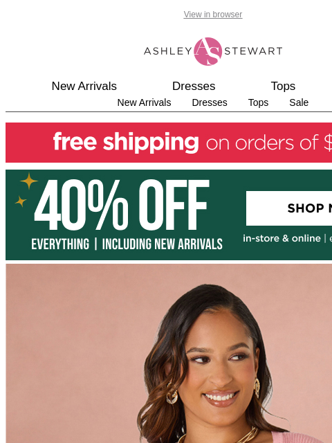 ashleystewart newsletter: The unexpected MVP of our fall color palette 🎀🩷�...