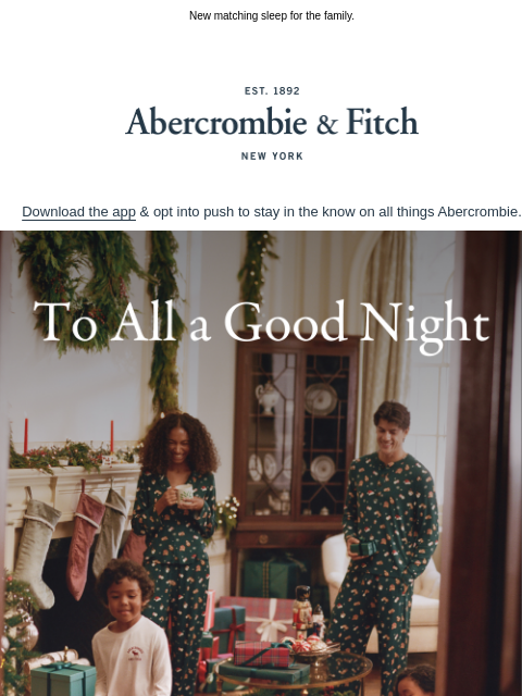abercrombie newsletter: A dream team by design.