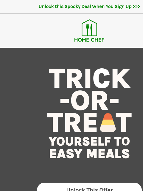 homechef newsletter: You bat-er 🦇 not miss our Halloween flash sale