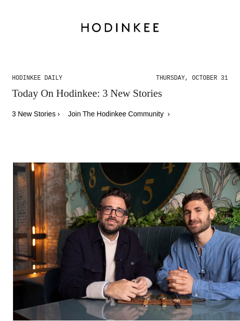 Today on Hodinkee... Video: Talking Universal Genève With Collector Alessandro Fanciulli | Hodinkee Daily – Thursday, October 31 | Today On Hodinkee: 3 New Stories 3 New Stories › Join The Hodinkee