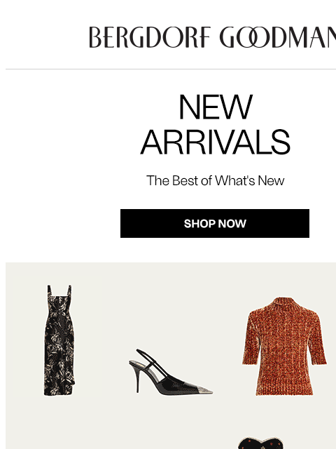 bergdorfgoodman newsletter: Newness Report: This Just In