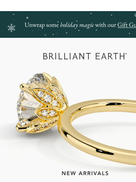 brilliantearth newsletter: NEW IN: The Petal Collection