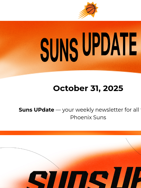 suns newsletter: Suns UPdate: Attend Up to 8 Suns Games Per Month S...