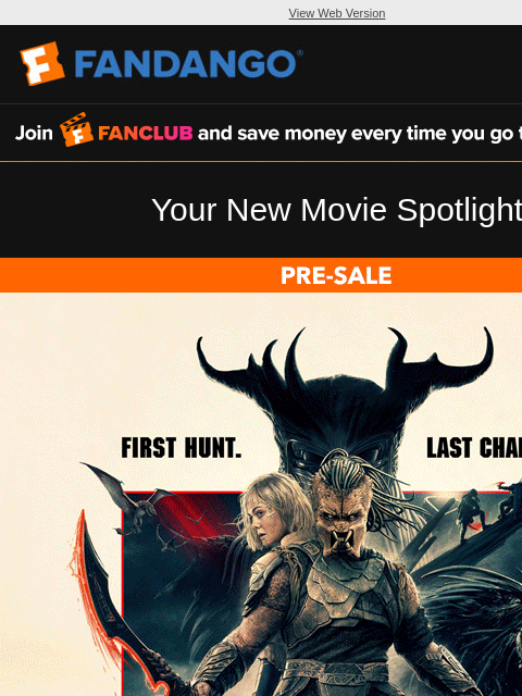 fandango newsletter: Your New Movie Spotlight