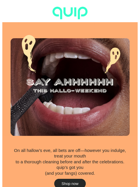 getquip newsletter: Candy, soda, drinks, oh my… ☠️🦷