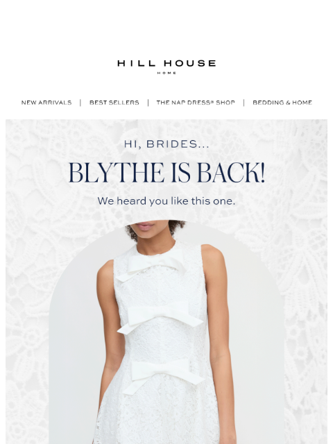 hillhousehome newsletter: BLYTHE IS BACK! 🤍
