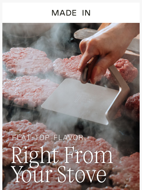 madeincookware newsletter: Smash Burger Season Doesn’t Have to End 🍔