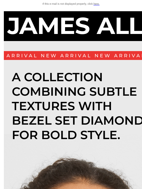 jamesallen newsletter: You’ll Wanna See Our Newest Drop