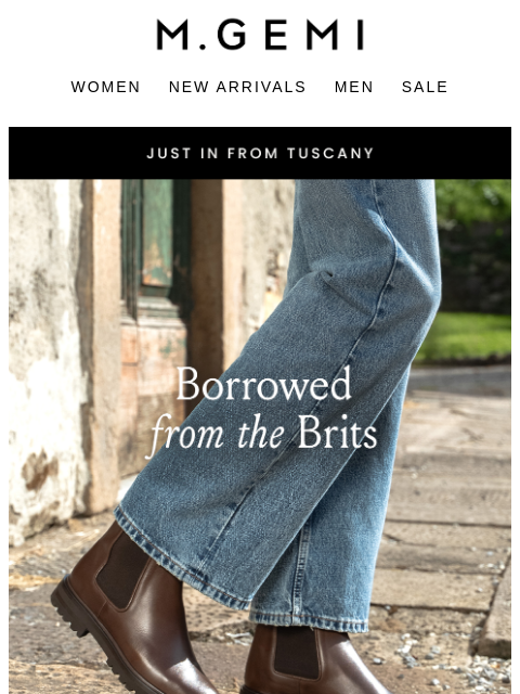 mgemi newsletter: A Chelsea Boot, But Make It Italian