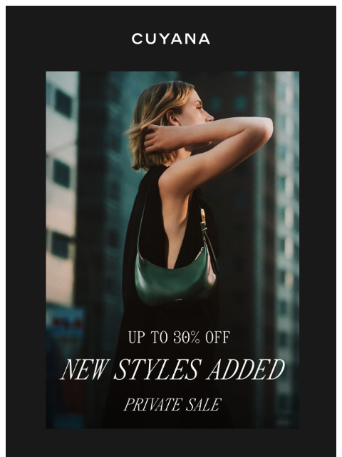 cuyana newsletter: New to Sale: Celestia Capsule