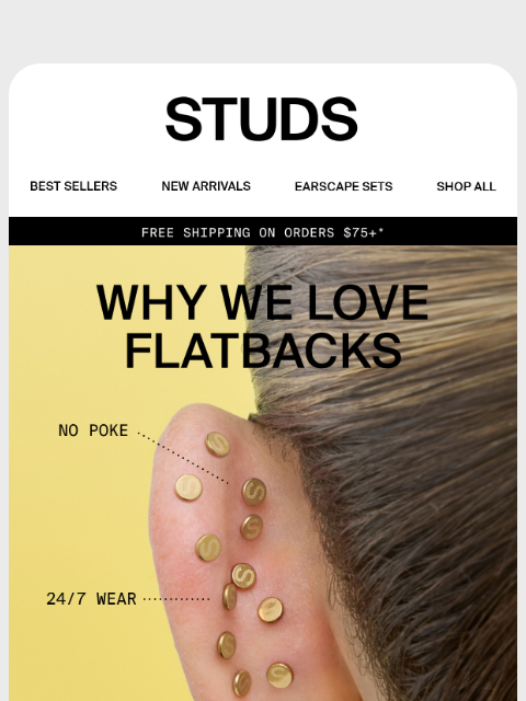 studs newsletter: Why We Can’t Quit Flatbacks ✨