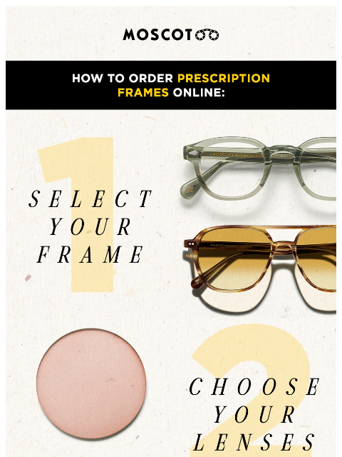 moscot newsletter: Prescription Made Easy!