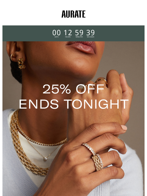 auratenewyork newsletter: BOO! 25% OFF ENDS TONIGHT