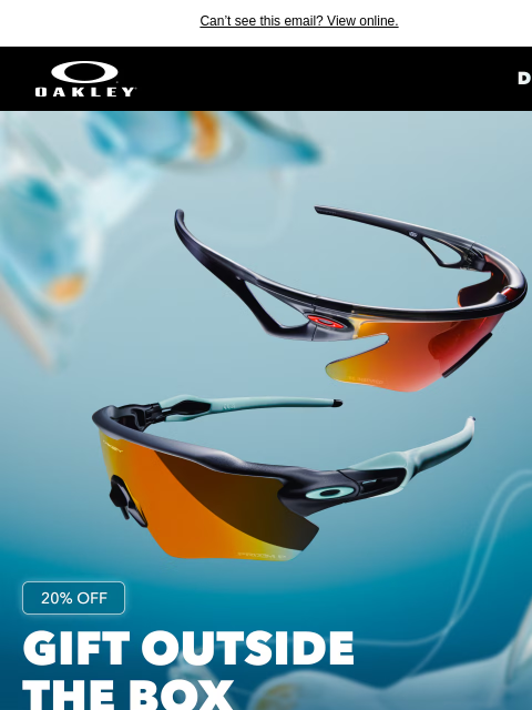 oakley newsletter: 20% Off Custom Sunglasses Is On Until Sunday