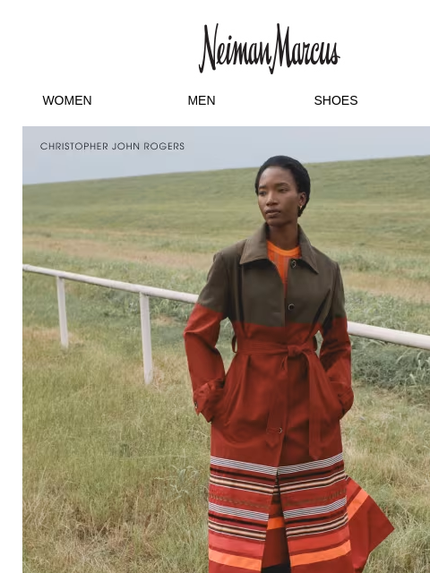 neimanmarcus newsletter: The Roundup: Trench Coats