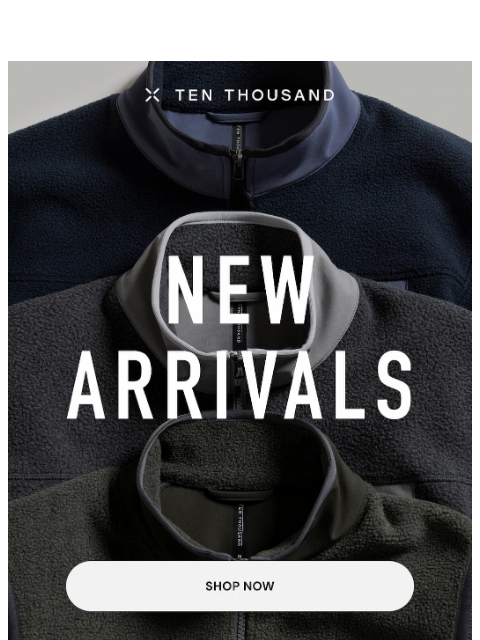 tenthousand newsletter: ICYMI: October New Arrivals