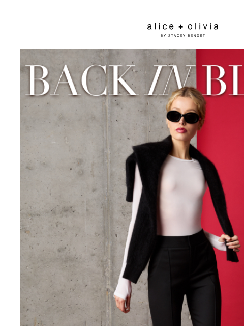 aliceandolivia newsletter: It's All About Black Trousers